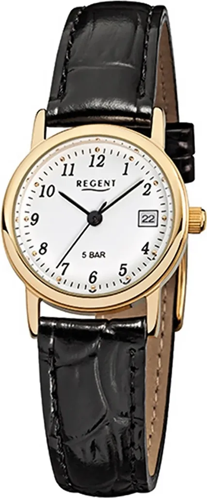 Regent F-829 Orologio Professionale Donna: Cinturino Pelle e 5 ATM