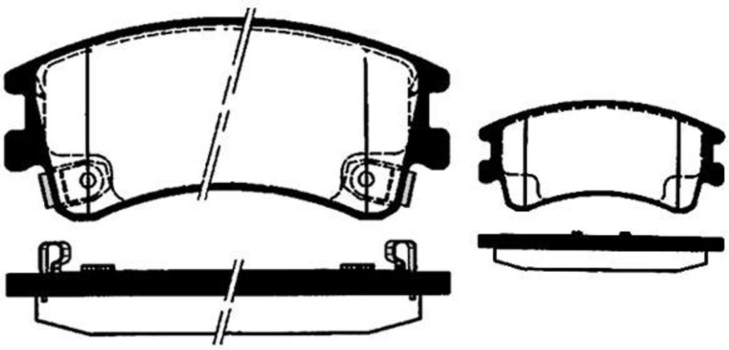 RAICAM Bremsbeläge Satz Vorne Bremsklötze für MAZDA 6 Station Wagon (GY) RA.0475.0