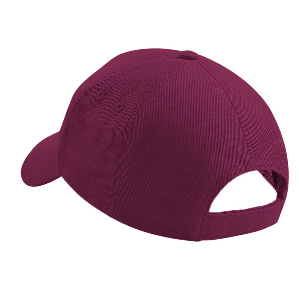 Beechfield Uni 5 Panel Baseballkappe Ultimate RW202 (Einheitsgröße) (Burgunder)