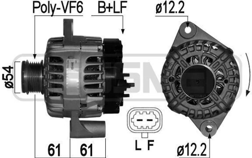 Alternateur haute performance 130A pour Opel Insignia A et Astra J