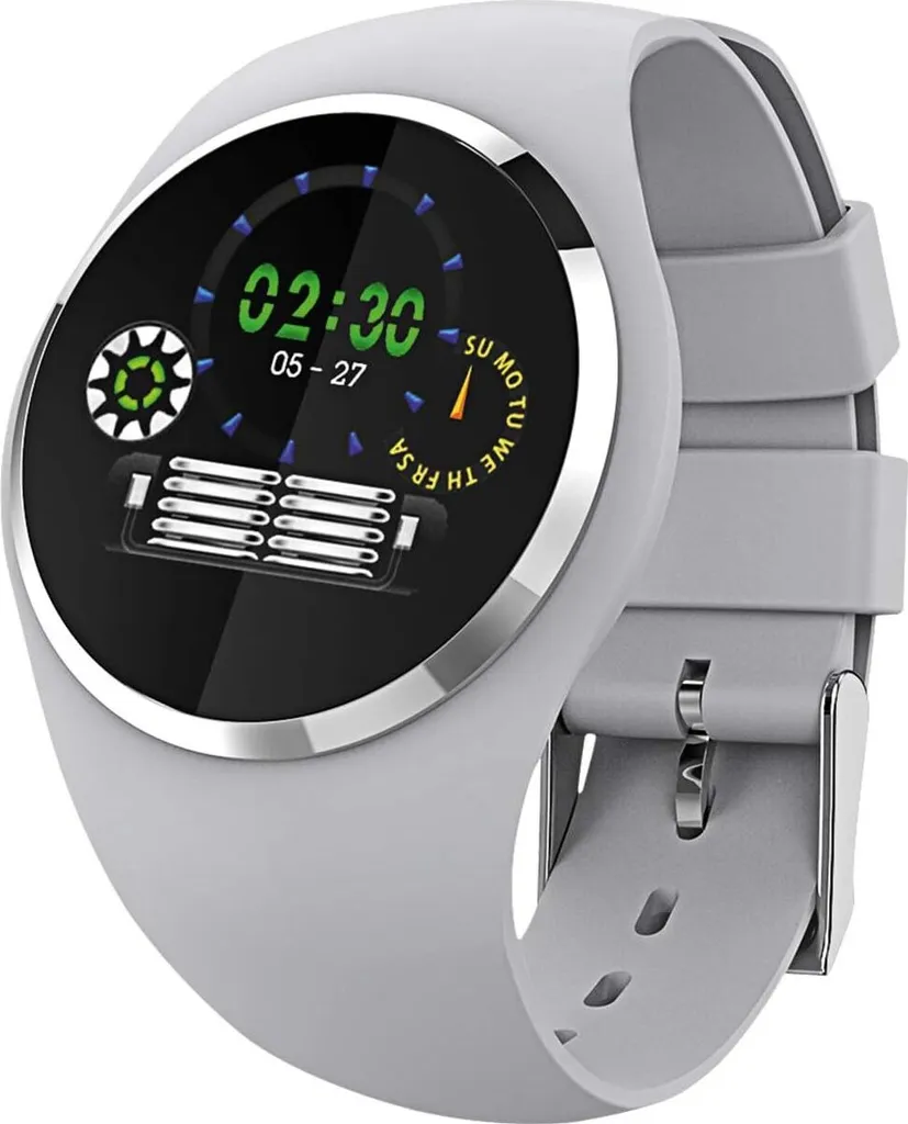 Fitness Tracker 9703-4 Grigio: Cardio, Pressione e Passi per Android/iOS