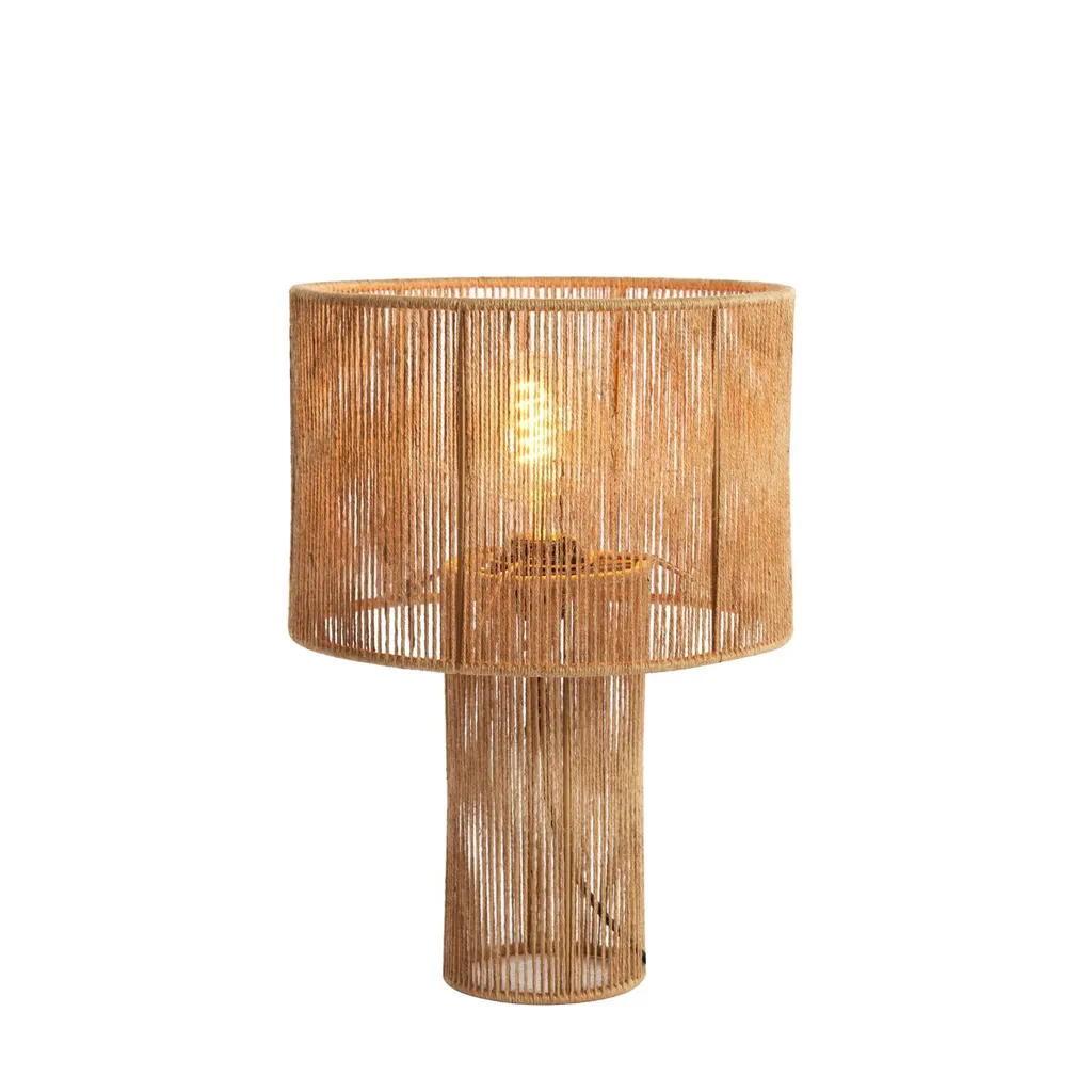 Lampe à poser Lavatera Light & Living Naturel Jute E27 - Réf 1880283