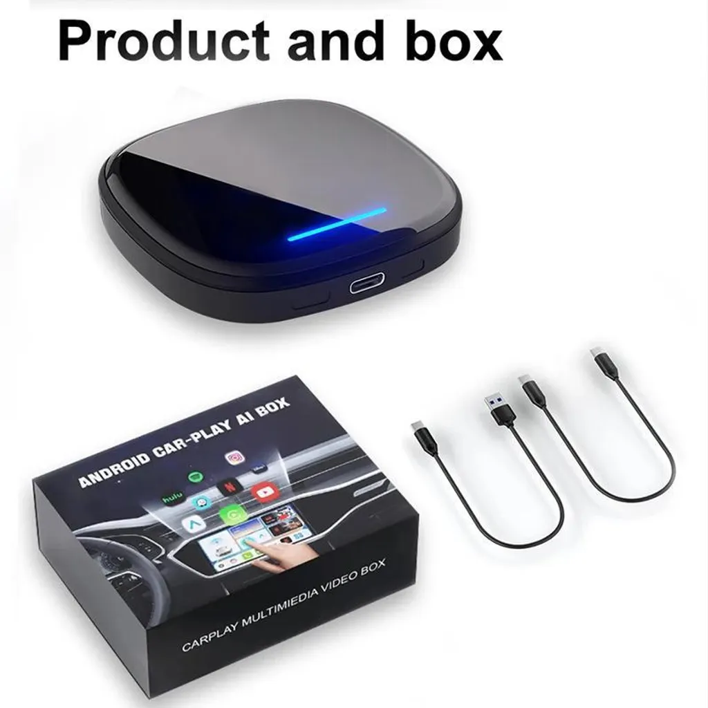Boîtier AI-Box CarPlay pour BMW avec Android Auto - Interface Streaming USB