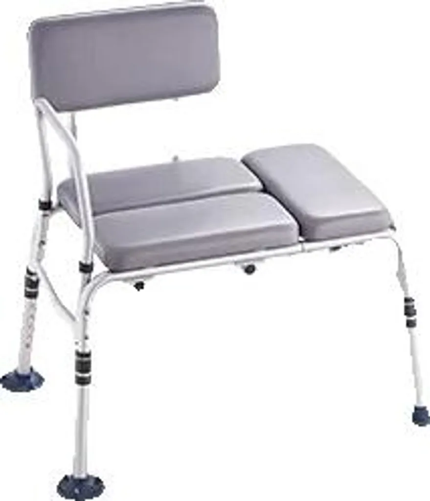 Banc de transfert de douche avec assise percée et design sécurisé - 2