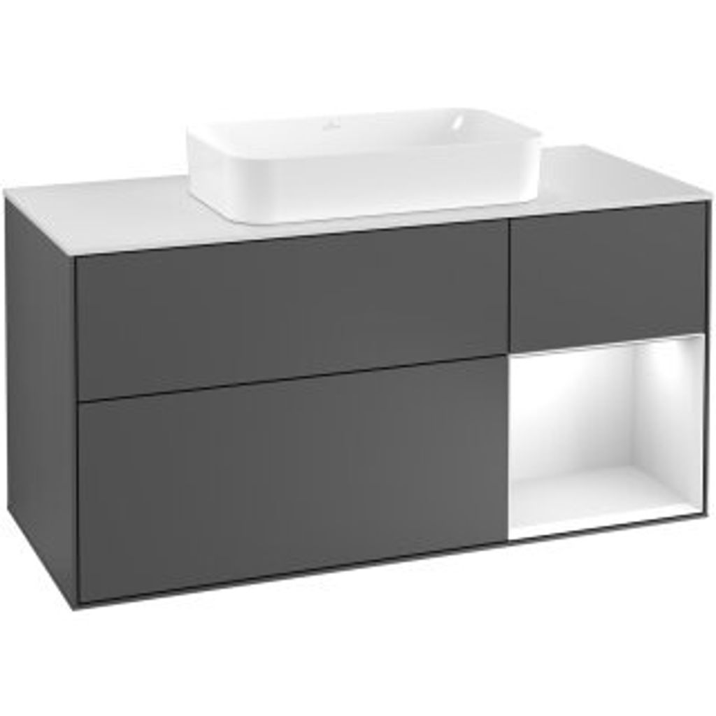 Villeroy & Boch F711HBHG Waschbeckenunterschrank Finion F71