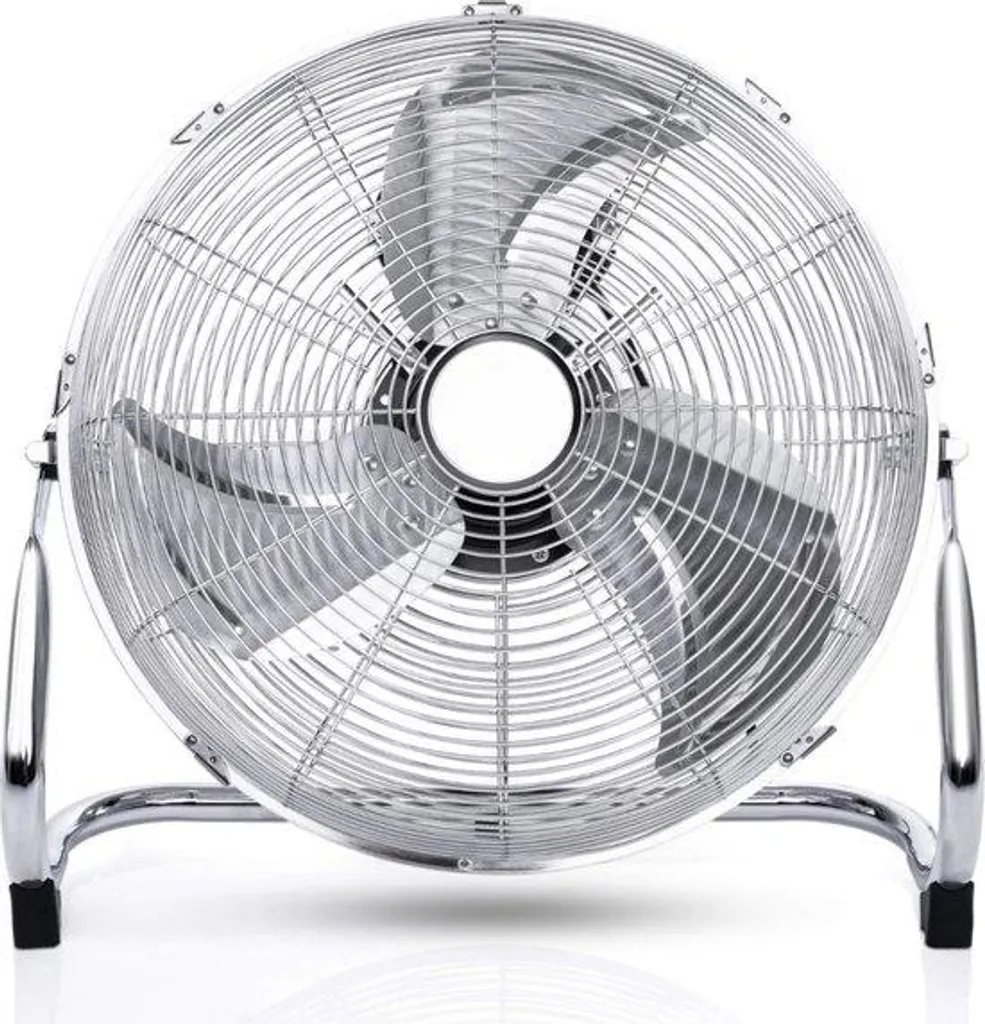 Petit ventilateur de bureau inclinable et oscillant - Série Chrome L