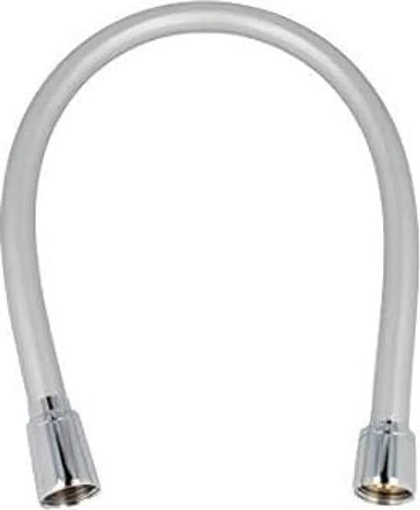 Tubo Doccia 70cm tecuro PREMIUM Antitorsione - Argento Liscio KTW