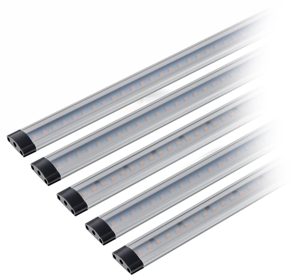 LED Lichtleiste warmweiss, 5er Set LED Leiste dimmbar 30cm Produktbild 