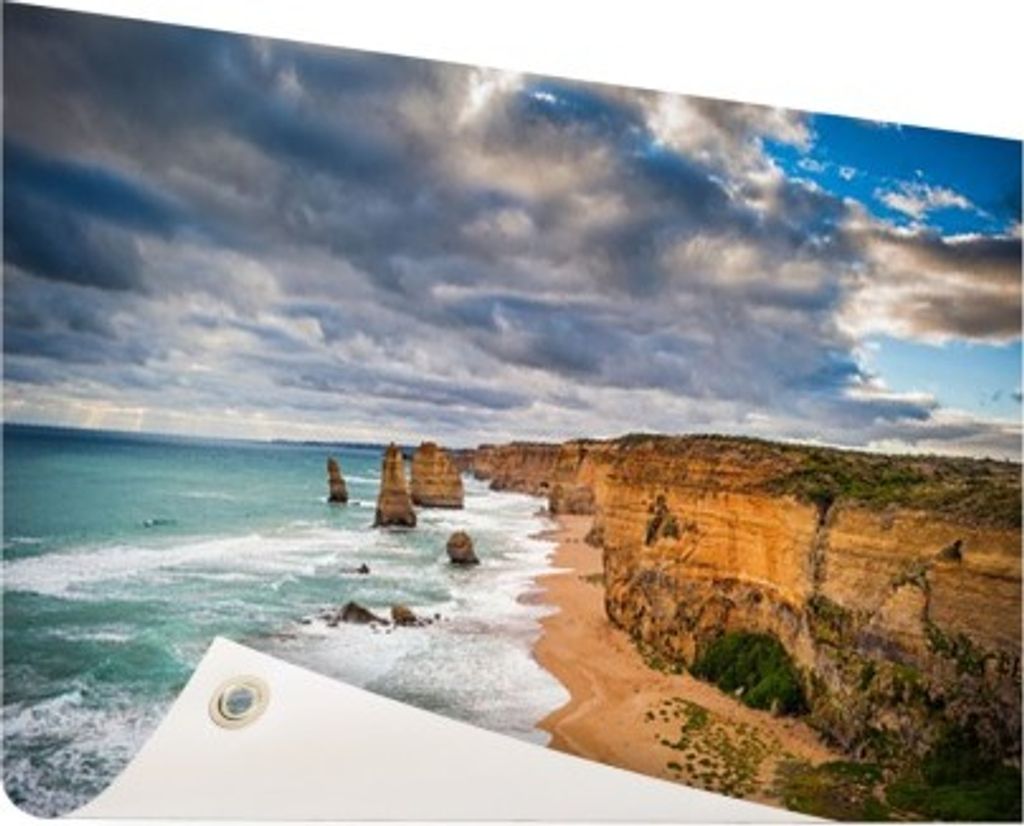 MuchoWow 60x40 cm Outdoor-Poster Gartendeko Sichtschutz Garten Poster für den Garten Die zwölf Apostel