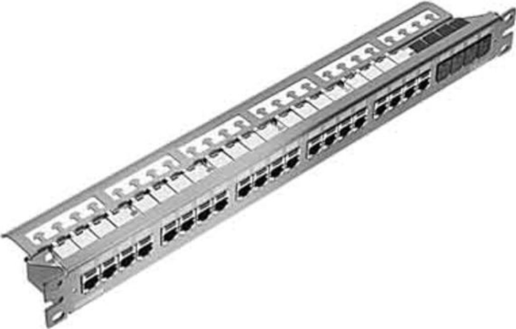 Panduit Patchpanel, 24Port, Metall inkl. 24 x CJS688TG CP24WSK6TGLGY