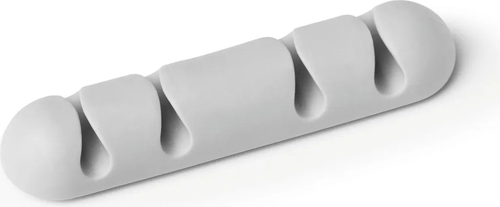 Organizer Cavi Scrivania DURABLE 504010 Cavoline Clip 4 Grigio 2pz