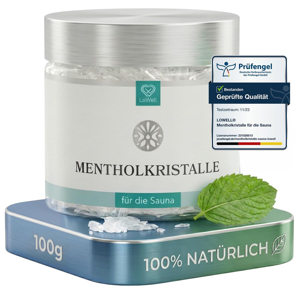 LoWell Kryształy miętowe 100 g w opakowaniu – aromat do Zdjęcie produktu 
