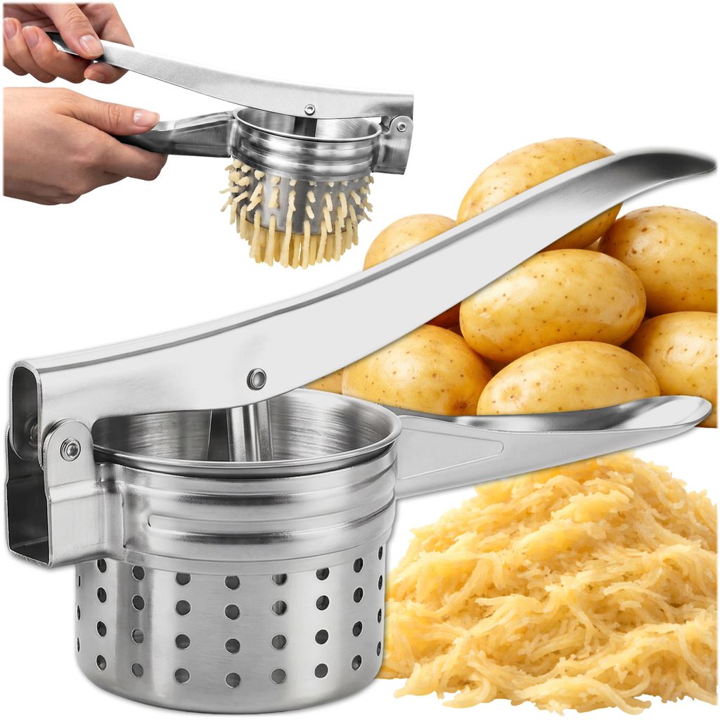 KRUMAD, pressa per patate in metallo, 26,5 cm, pressa per Immagine del prodotto 