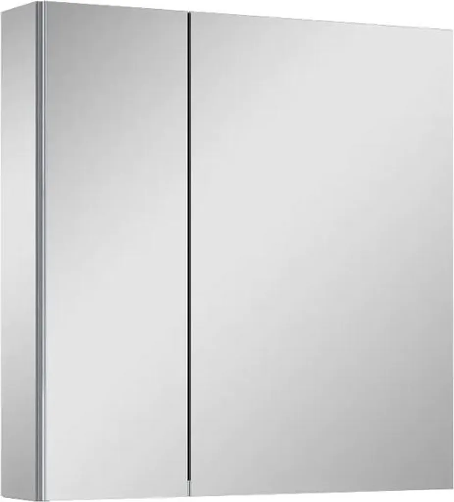Armoire de toilette Basic 60 Argenté : Gagnez de la place en Salle de Bain