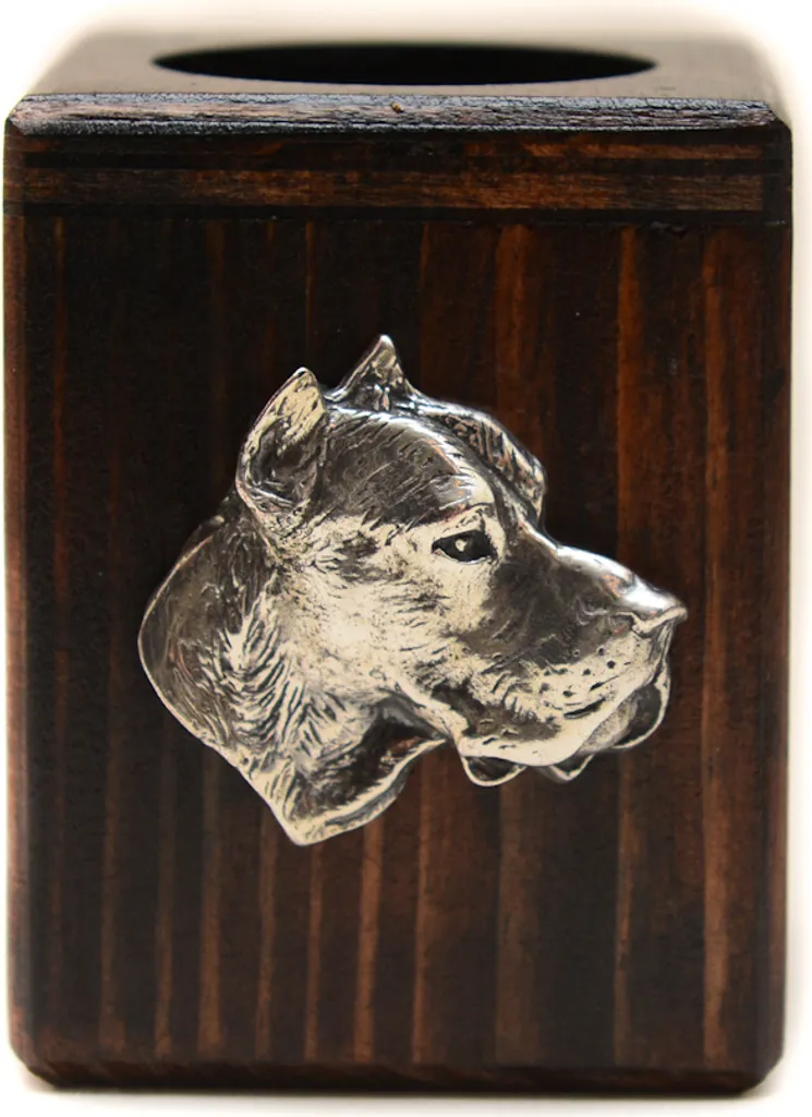 Cartello Di Guardia Per Cane Dogo Argentino – PVC 20x10 Cm Con 4 Viti Inox – Attenzione Cane - 6