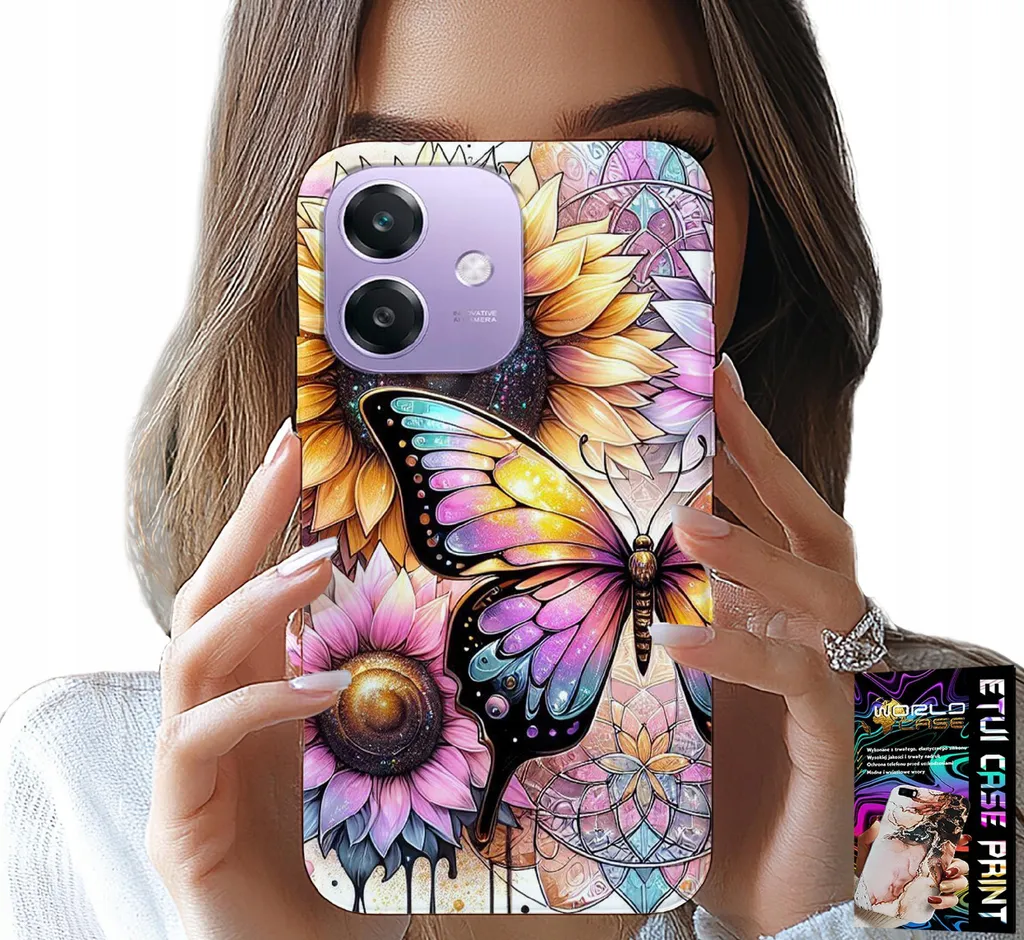 Offerta Bundle Oppo A40 / A40M Custodia Girasole + Foil Schermo