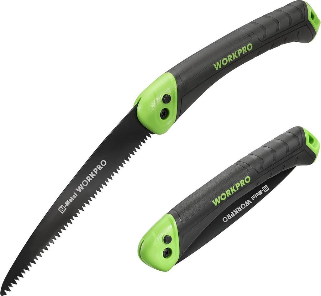 WORKPRO sega pieghevole per rami 410 mm BI-metallo giardino Immagine del prodotto 