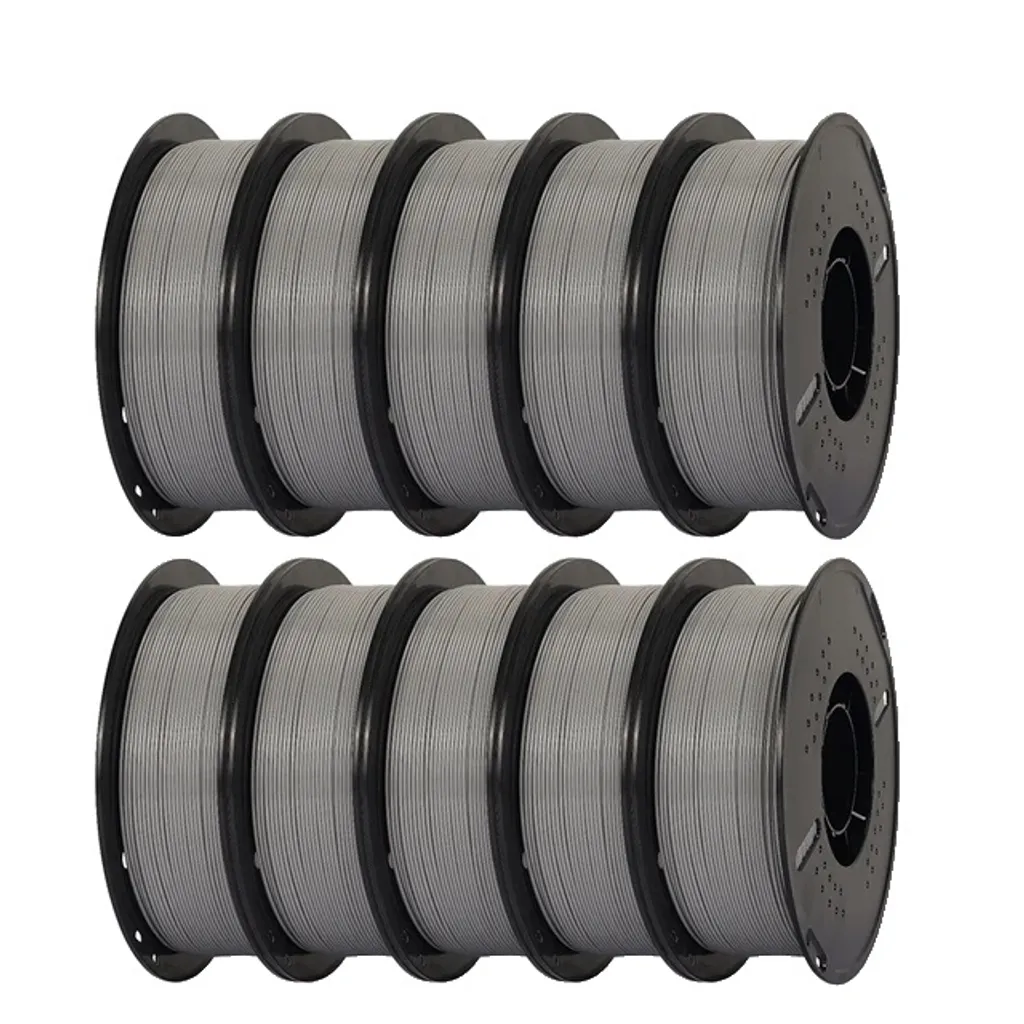 Filament 3D gris haute vitesse 10kg pour grands projets et séries