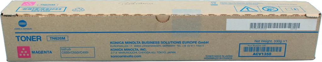 Toner Magenta Konica Minolta TN-626M | Resa Colore Professionale 28k
