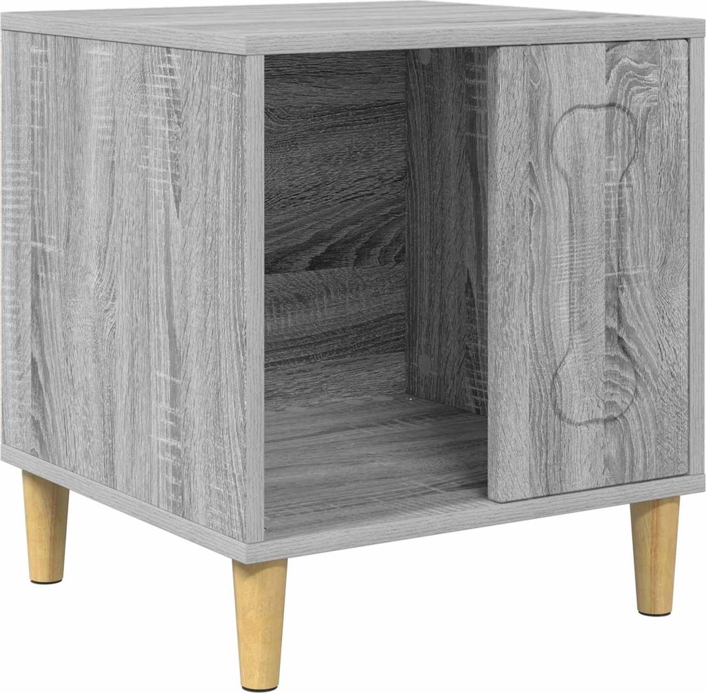 Hundehütte Graues Sonoma 44 x 42 x 49 cm Holzwerkstoff
