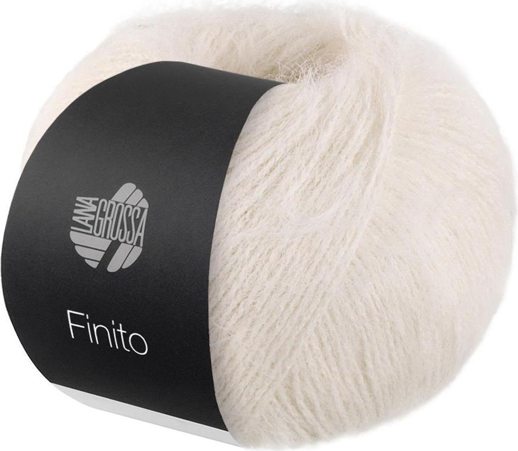 Lana Grossa - Finito 0001 weiß Produktbild 