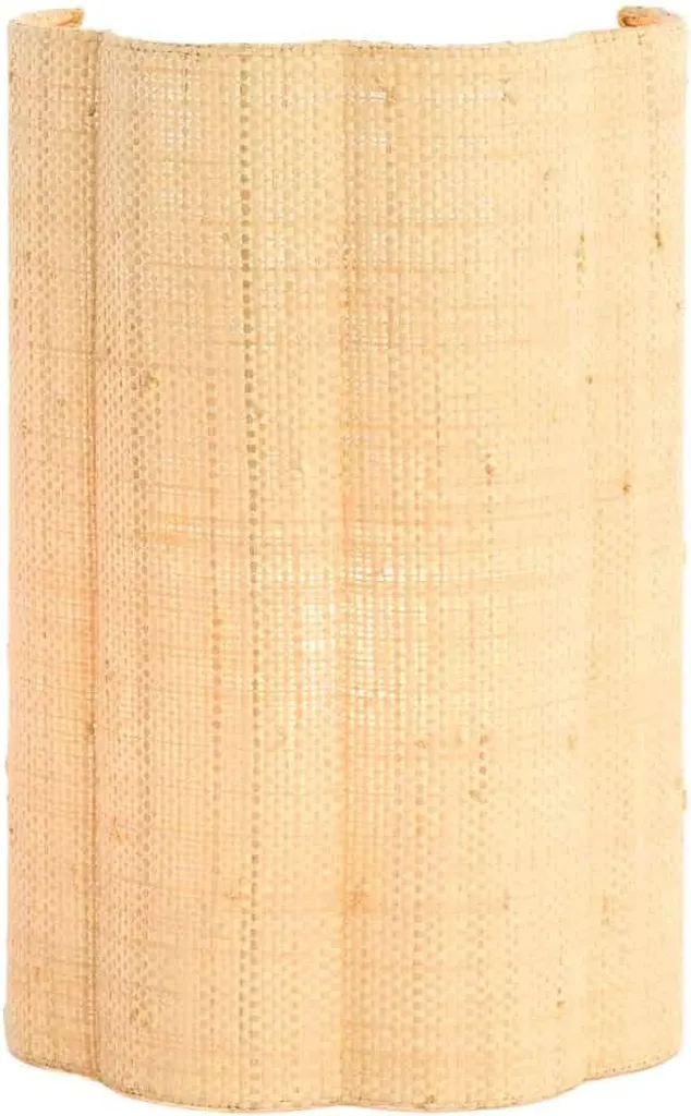 Applique murale bohème en tissu beige et design minimaliste E27