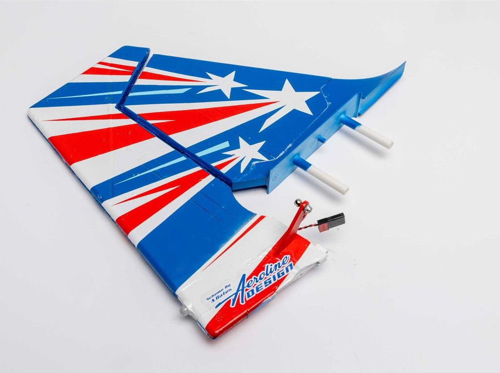E-flite Fin and Rudder with LED: Decathlon RJG 1.2m