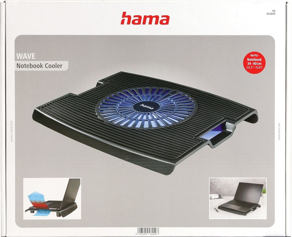 Notebook-koeler Wave, geschikt voor laptops tot 15,6 inch Productafbeelding 