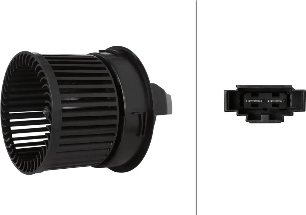 Ventilateur d'habitacle HELLA 12V 288W 2 pôles pour PEUGEOT 308 - Origine
