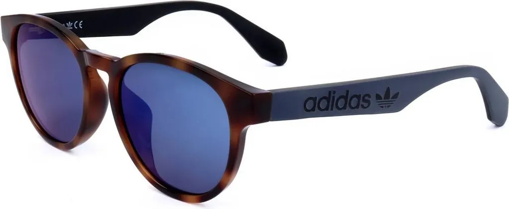 Lunettes de Soleil Adidas OR0025-F 56X Havana Marron et Verres Bleus