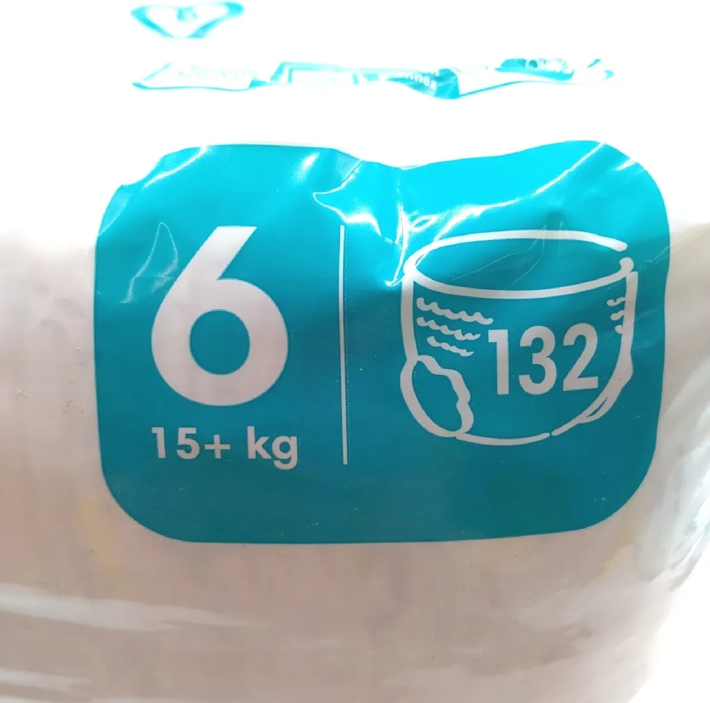 Pampers Protection Premium Taille 6 (15+ kg) Pack Mensuel x132 Couches