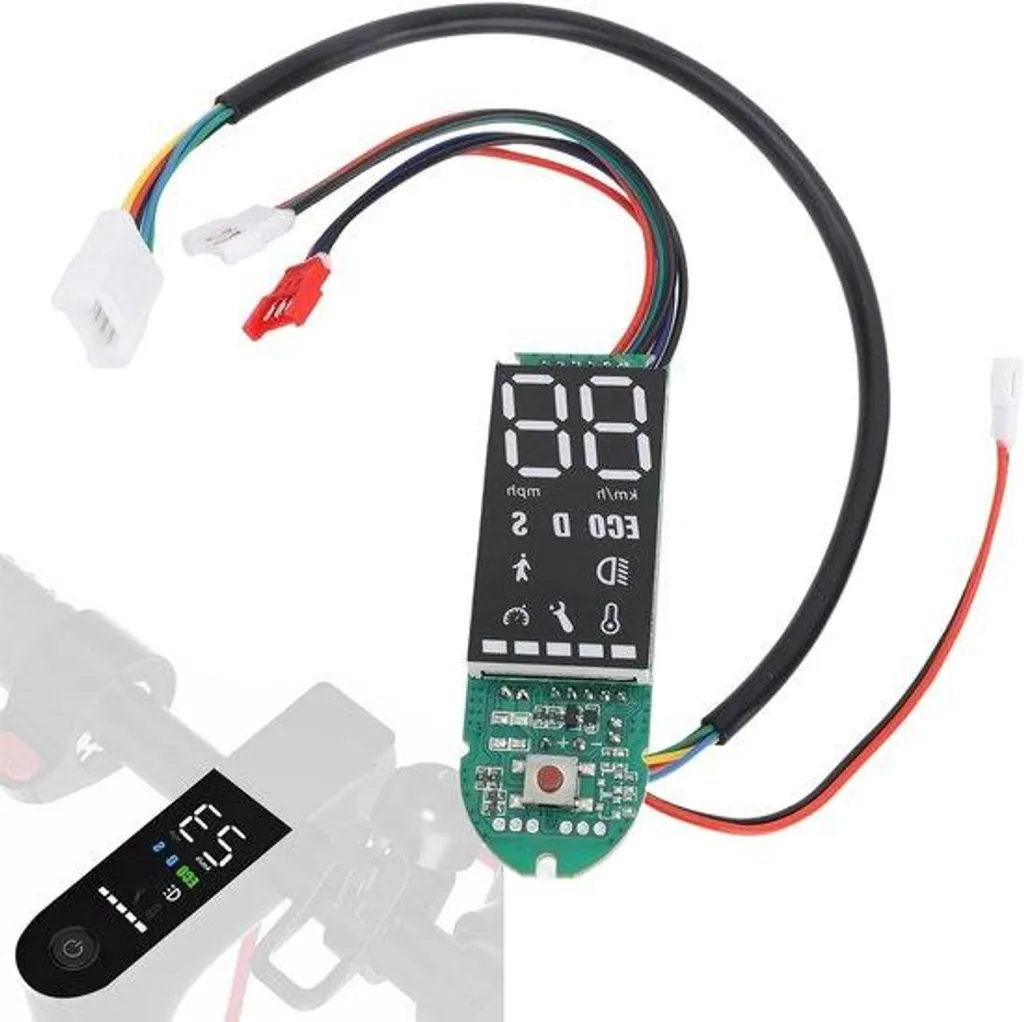 Console d'Affichage Bluetooth pour Trottinette Électrique 8,5-10 Pouces