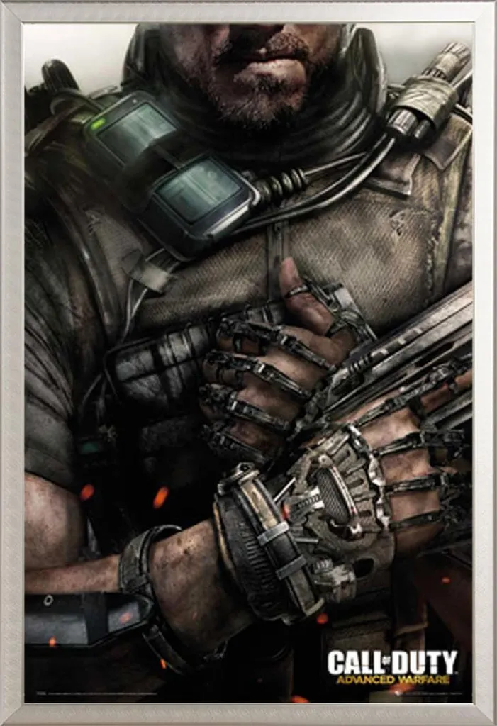 Décoration murale Call Of Duty Advanced Warfare pour studio de gaming