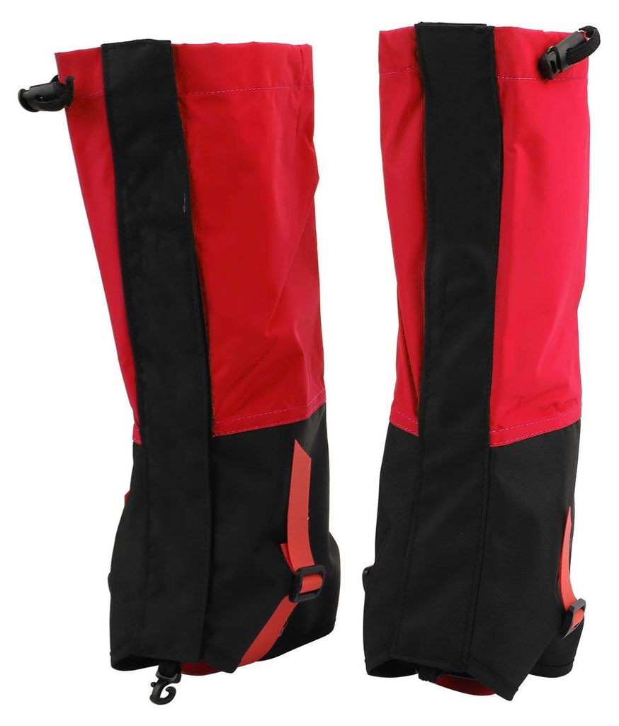 Kinder Desert SandProof Schuhüberzug Legging Gamaschen Stiefel zum Wandern Reiten (Rot)