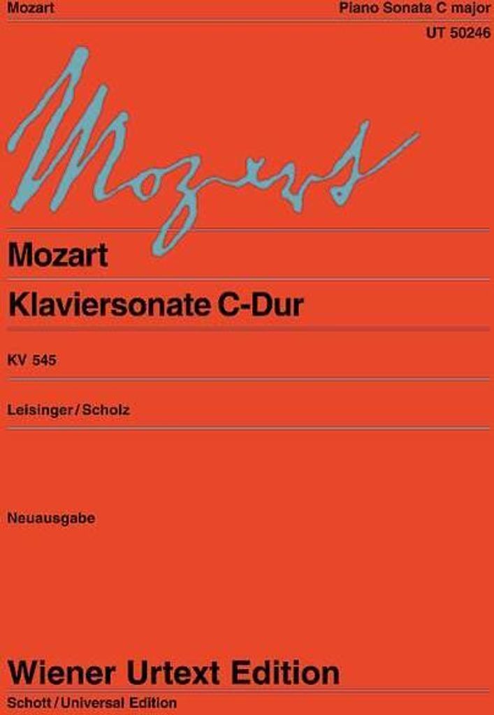 Klaviersonate "Sonata facile" C-Dur