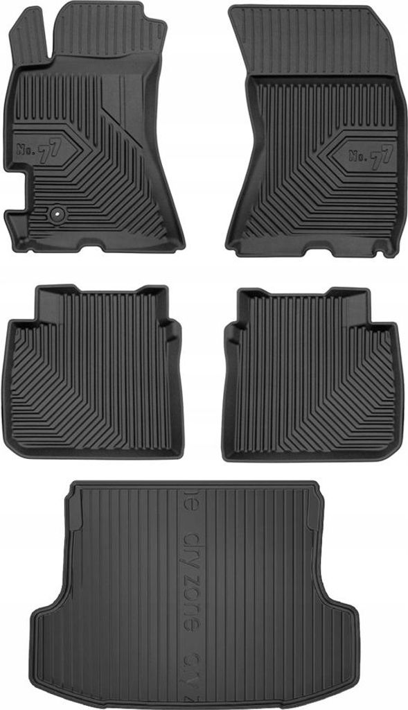 SET 77 Fußmatten und Matten Subaru Legacy 4 Limousine 2003-2009