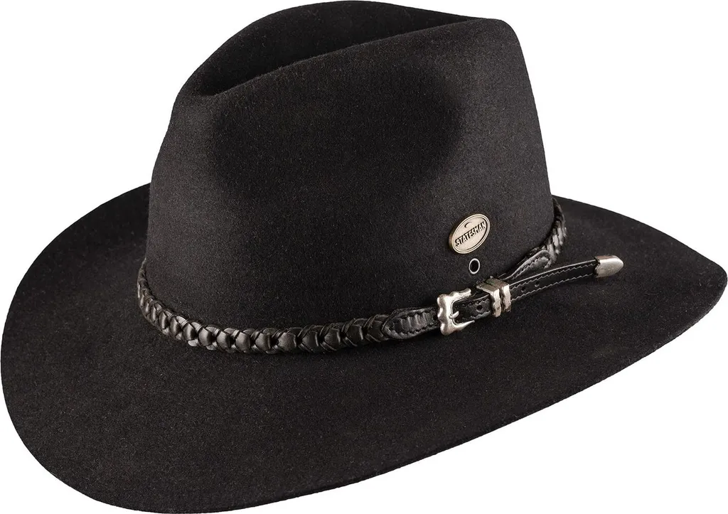 Chapeau de Cowboy en Feutre pour Homme et Femme Protection UV 50+