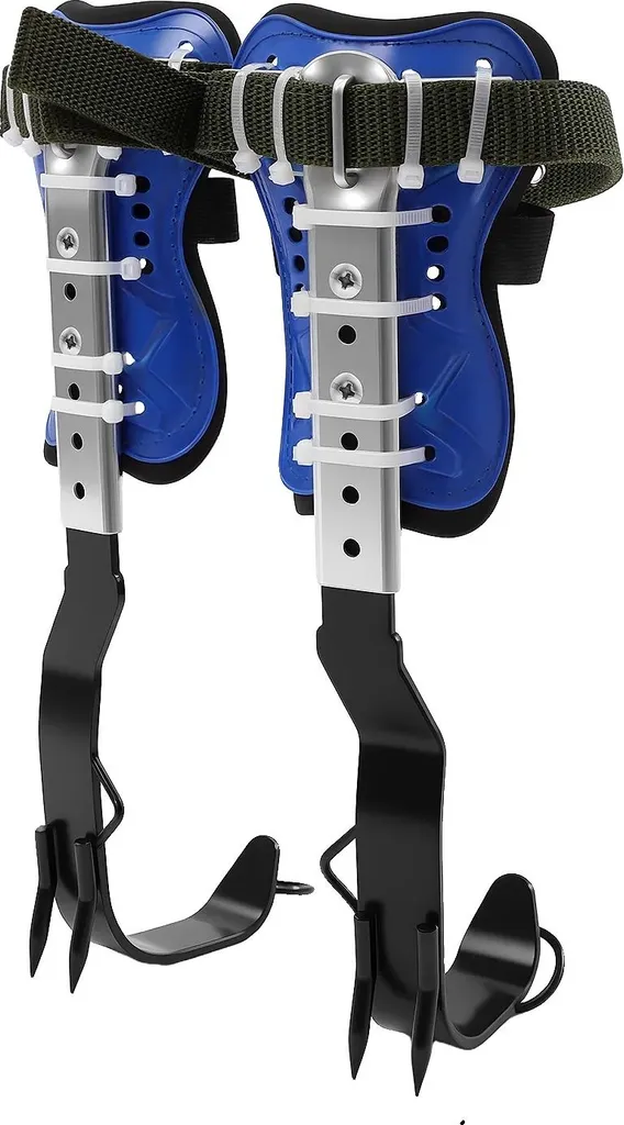 Crampons d'escalade professionnels pour grimpe aux arbres avec sécurité