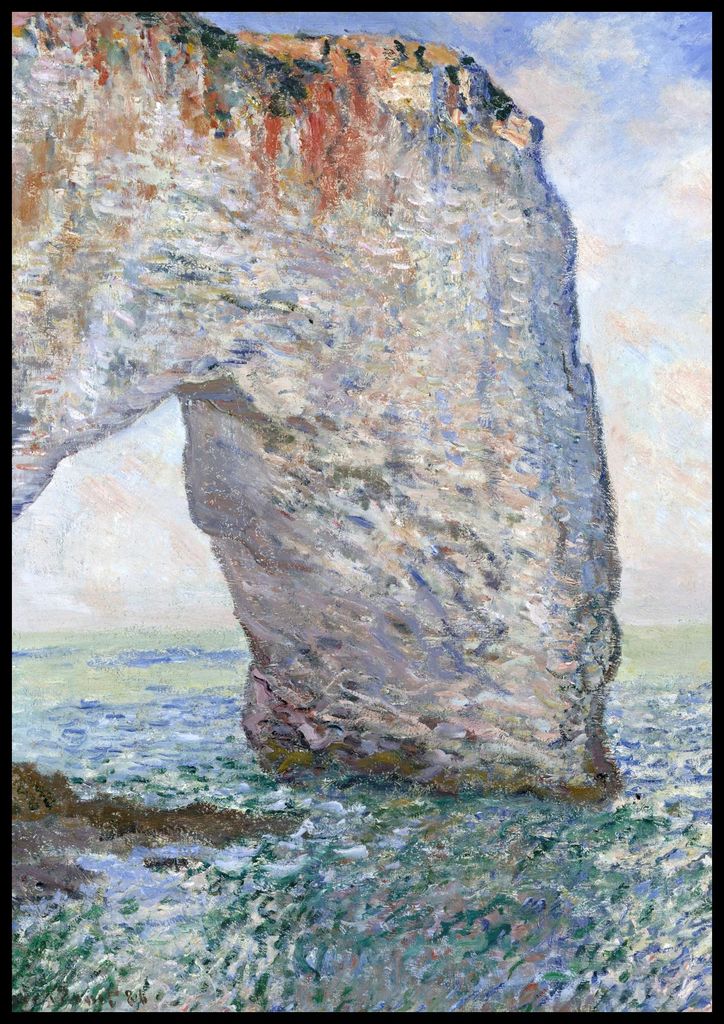 Plakat 70x100cm Die Manneporte bei Étretat, Monet Vintage