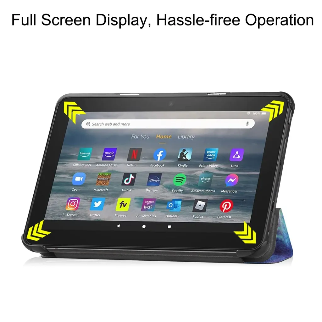 Cover Fire 7 2022 12th Gen con Stand e Auto Wake/Sleep - Slim Case - 6