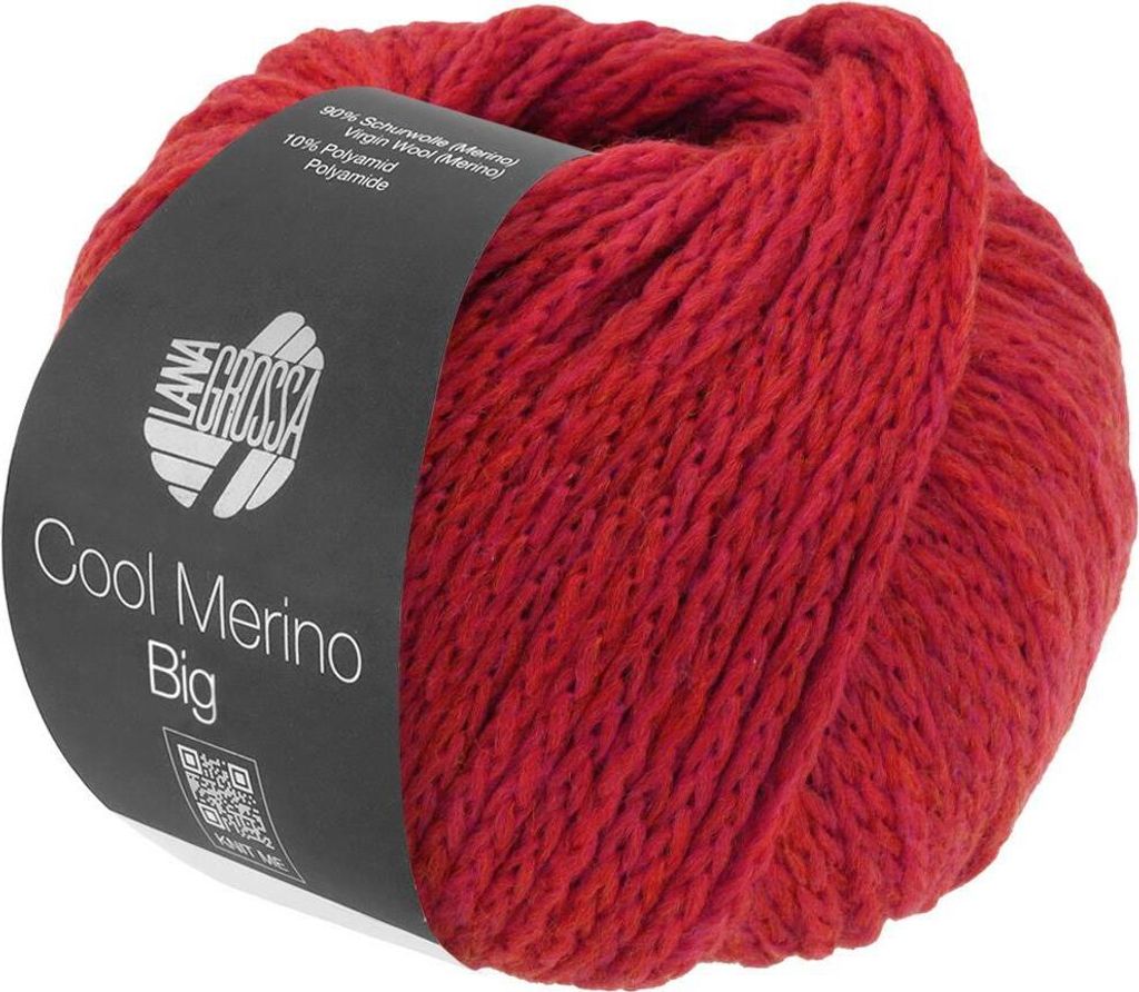 Lana Grossa - Cool Merino Big 0235 rot