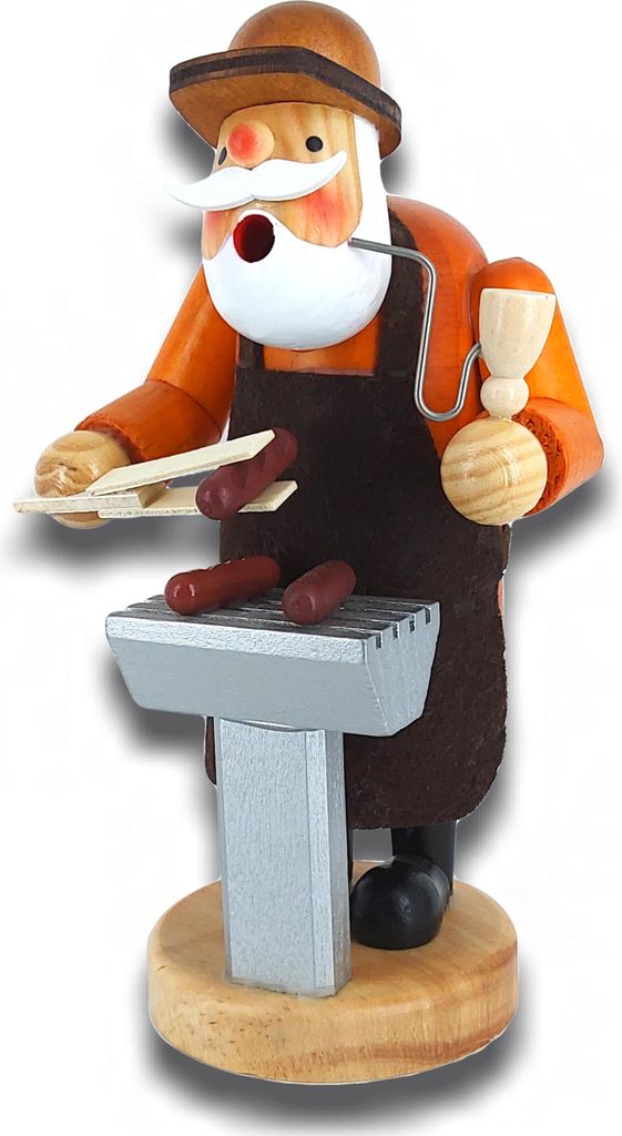 Räuchermännchen - Motiv: Grillmeister - Räucherfigur zu Produktbild 1