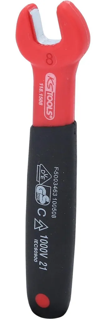 KS TOOLS Chiave aperta isolata 8 mm - 118.1508