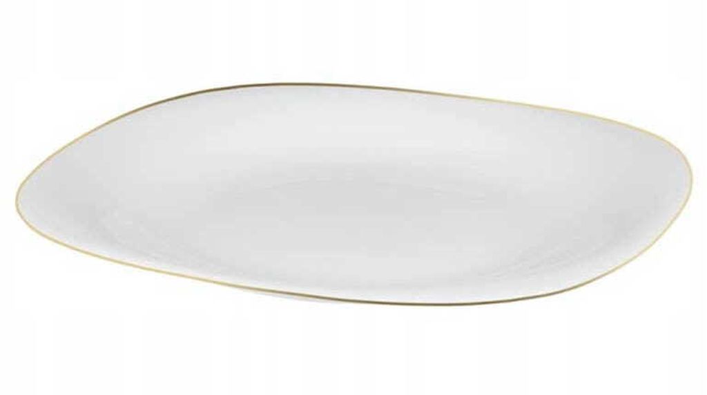 Flacher quadratischer Dessertteller 21,5 cm weiß