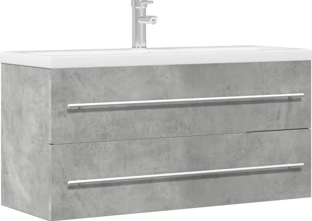 Mobile Bagno 100x38,5x48 cm Grigio Cemento Maison Exclusive | Offerta