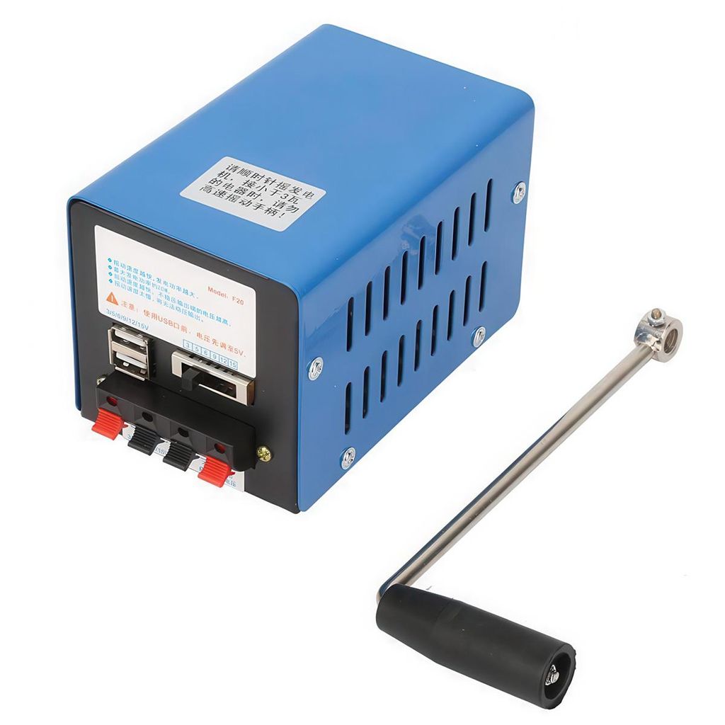 Handkurbel Generator, Kurbelgenerator Generator,USB Produktbild 