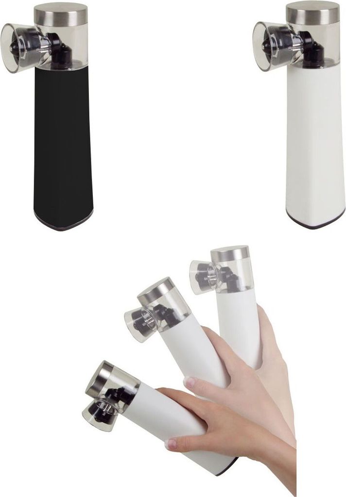 Automatische 45° Salzmühle Pfeffermühle elektrisch Gewürzmühle, Farbe:schwarz