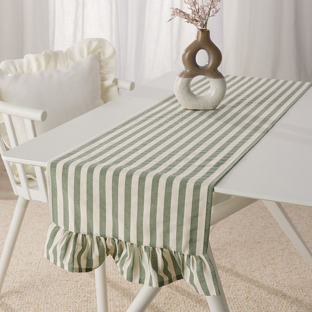Bieżnik z falbaną 40x160 cm Zdjęcie produktu 