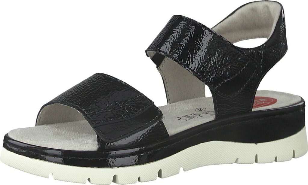 JANA 100% COMFORT LEATHER 8-8-28401-26/018 BLACK PATENT FS 2021, Spocc:36