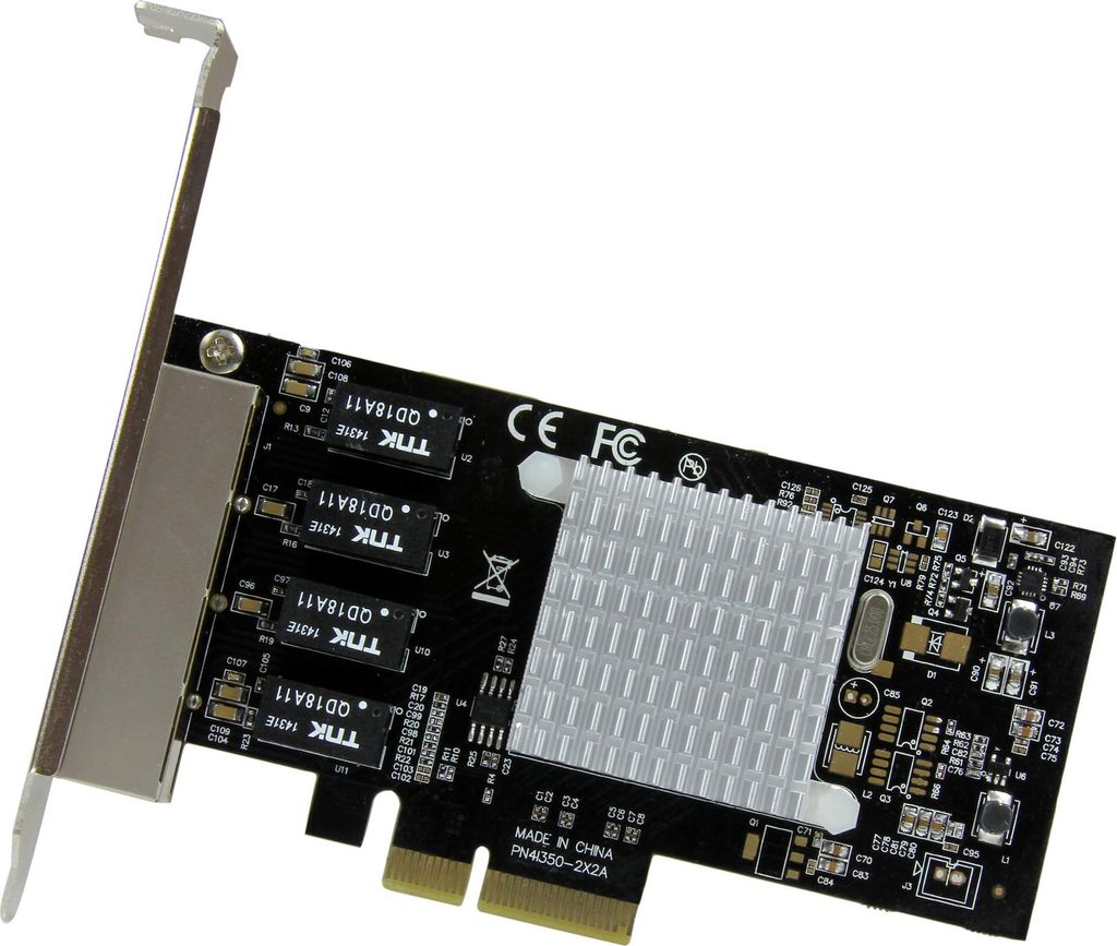 StarTech.com 4 Port PCI Express Gigabit Ethernet Netzwerkkarte